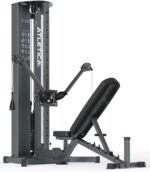 ATLETICA Kronika | Duale Kabelzugstation | Cable Pull Station | 90kg Gewichtsblock | Grenzenlose Einstellmöglichkeiten | Maximale Bewegungsfreiheit