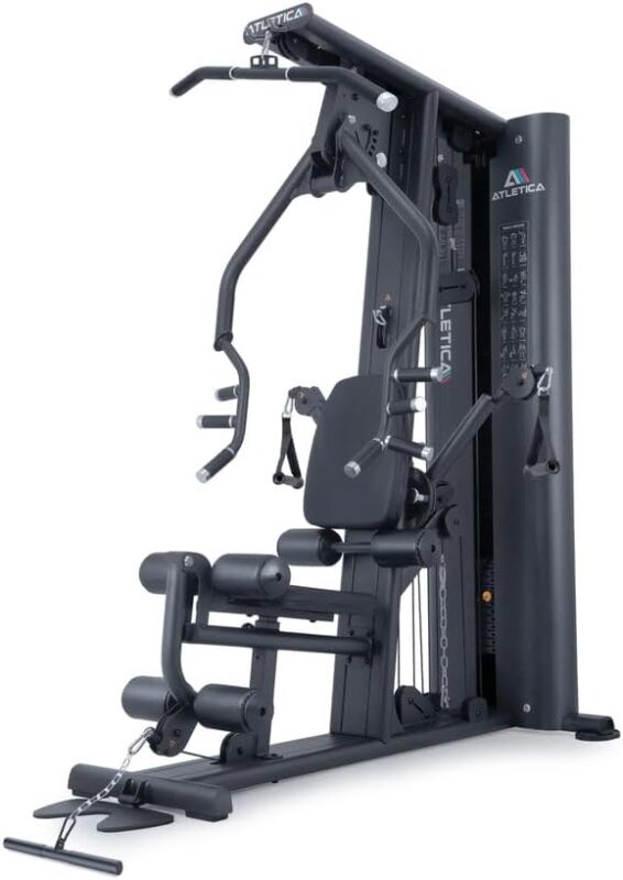ATLETICA X-Tron | Multigym in Premiumqualität | 90 kg Steckgewicht | Kompakt, funktional und stabil | Ganzkörpertraining auf nur 1,6 m² | 268 kg schwer
