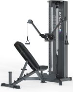 ATLETICA Kronika | Duale Kabelzugstation | Cable Pull Station | 90kg Gewichtsblock | Grenzenlose Einstellmöglichkeiten | Maximale Bewegungsfreiheit