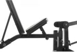 GORILLA SPORTS® Kraftstation - Verstellbar, mit Hantelbank, Latzug, Butterfly, Beincurl, Curlpult, 237x119x209,5cm, aus Stahl - Multifunktionale Fitnessstation, Multigym, Krafttraining, für Zuhause