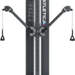 ATLETICA Kronika | Duale Kabelzugstation | Cable Pull Station | 90kg Gewichtsblock | Grenzenlose Einstellmöglichkeiten | Maximale Bewegungsfreiheit