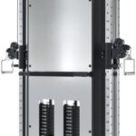 ATLETICA Monolit | Wandzugstation | Duale Kabelzugstation | Nur 21cm Gerätetiefe | Passt in jeden Raum 2x60kg Gewichtsblöcke