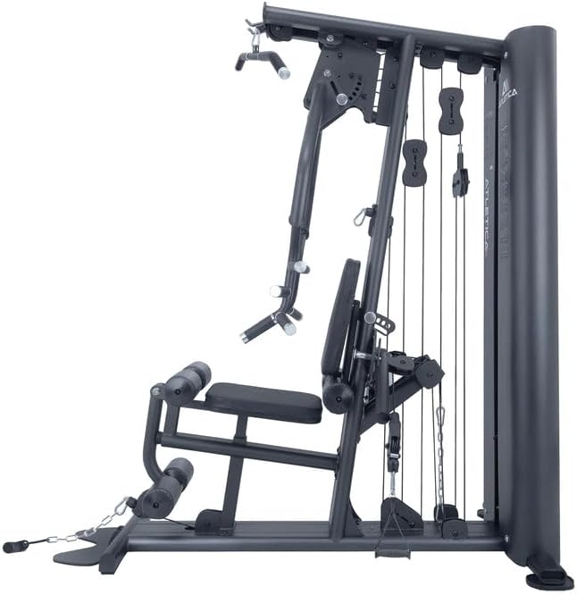 ATLETICA X-Tron | Multigym in Premiumqualität | 90 kg Steckgewicht | Kompakt, funktional und stabil | Ganzkörpertraining auf nur 1,6 m² | 268 kg schwer