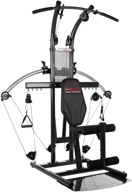 HAMMER Finnlo Kraftstation Bio Force, TNT-Widerstandstechnologie, 110 kg Zuggewicht, über 100 Übungen - Fitnessgeräte für Zuhause Home Gym Sport Gerät