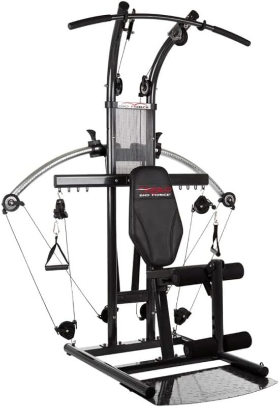 HAMMER Finnlo Kraftstation Bio Force, TNT-Widerstandstechnologie, 110 kg Zuggewicht, über 100 Übungen - Fitnessgeräte für Zuhause Home Gym Sport Gerät