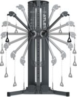ATLETICA Kronika | Duale Kabelzugstation | Cable Pull Station | 90kg Gewichtsblock | Grenzenlose Einstellmöglichkeiten | Maximale Bewegungsfreiheit