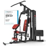 Sportstech Kraftstation für Zuhause HGX150/HGX200, Multifunktions-Homegym mit Latzug, Butterfly, Stepper & Powertower, Fitnessstation, 70kg Trainingsgewicht für Ganzkörpertraining & Muskelaufbau