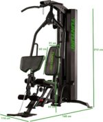 Tunturi HG60 Kraftstation für Zuhause - Multifunktions-Homegym mit Gewichten 7-70kg - Multigym, Fitnessstation mit Beinpresse, Krafttraining Ganzkörper