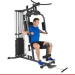 HAMMER Ultra Kraftstation, schwarz, 167 x 105 x 200 cm - Fitnessgeräte für Zuhause, Krafttraining, Fitnessstation, Home Gym