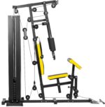 Dione HG3 - Fitnessstation - Multi-Gym - Krafstation - Mit 45 kg Gewichte - Erweiterbar auf 100 kg - Homegym