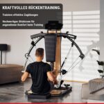 HAMMER Kraftstation BioForce MX NorsK - Fitnessstation für Zuhause, Bauchtrainer, Latzug, TNT-Widerstandstechnologie, Fitness Tower mit 125 kg Zuggewicht, über 80 Übungen, Platzsparend