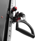DIONE Cable Crossover 2 x 100KG Metallgewichte - Wandmontage - Kompakt 120 cm x 12 cm x 198 cm - Kabelzugstation - Kraftstation - Homegym