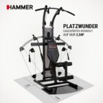 Hammer Kraftstation Bio Force Extreme Sixpack Plus - Ganzkörpertrainer mit über 100 Übungen mit 125 kg Gesamtwiderstand, Fitnessstation, Tablethalter, Ganzkörpertrainer