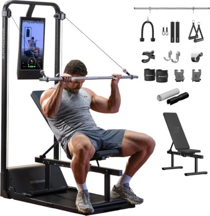 Speediance Gym Monster 2 Smart Home Gym, Upgraded AI-Powered Home Workout Maschine, Multifunktionale Smith Maschine, Ganzkörper-Krafttraining Fitnessgeräte, All-in-One Workout