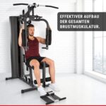HAMMER Finnlo Kraftstation Autark 600 – Heimtrainer für Zuhause mit Cable-Cross-Funktion