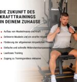 HAMMER Kraftstation BioForce Extreme Pro, Fitnessstation für zu Hause, mit TNT-Widerstandstechnologie, Fitness-Tower mit 125 kg Zuggewicht, über 140 Übungen