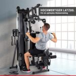 HAMMER Finnlo Kraftstation Autark 2200, Multigym, inkl. Zubehör, Fitnessstation für Zuhause, über 30 Übungen Trainingsstation Kraftstation für Zuhause