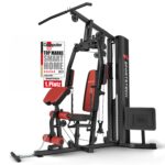 Sportstech, Kraftstation + bis 70kg mit Beinpresse & Stepper HGX150/HGX200