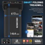 Laufband für Zuhause - 4,5 PS, bis 16 km/h. Profi Große Lauffläche Laufband Klappbar, 20 Neigungsstufen Leise Walking Pad mit Bluetooth, bis 150KG – Ideal für Marathon-Training