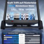 MERACH T12 Laufband für Zuhause, Auto Steigung,Robuster Rahmen,Stoßdämpfend