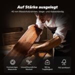 MERACH Rudergerät für Zuhause, Wasser-Rudergerät aus Holz, 180° klappbar