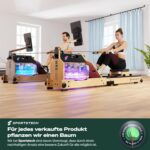 Sportstech, Wasserrudergerät + 3-Fach individuell verstellbar WRX1000