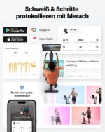 MERACH S29 Heimtrainer Fahrrad - 10kg Schwungrad, extra leise, sanfter Lauf