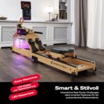 Sportstech, Wasserrudergerät + 3-Fach individuell verstellbar WRX1000