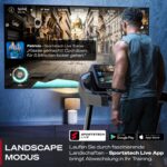 Sportstech, Laufband für Zuhause klappbar + 150 kg Nutzergewicht F37s