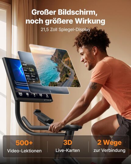 MERACH S29 Heimtrainer Fahrrad - 10kg Schwungrad, extra leise, sanfter Lauf